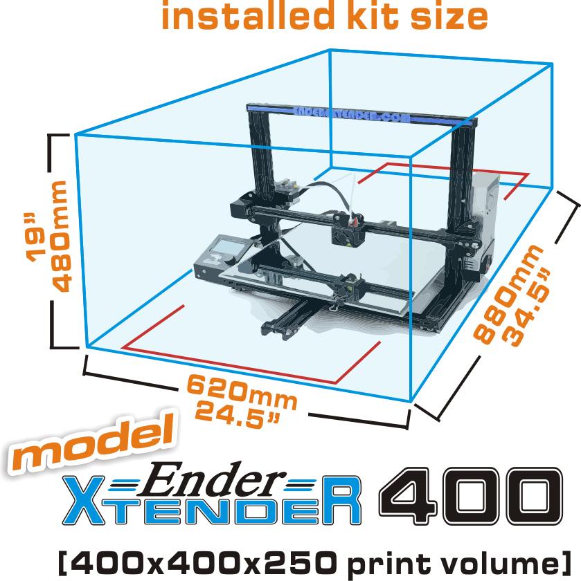 Ender™ Extender 400XL For The Creality Ender 3 Pro/Neo – Ender Extender