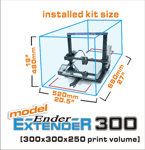 DISCONTINUED Ender™ Extender 300 For The Creality Ender 3 NEO V2
